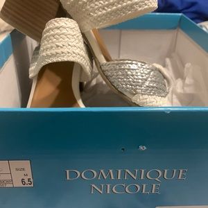 Gorgeous white/ silver shoes